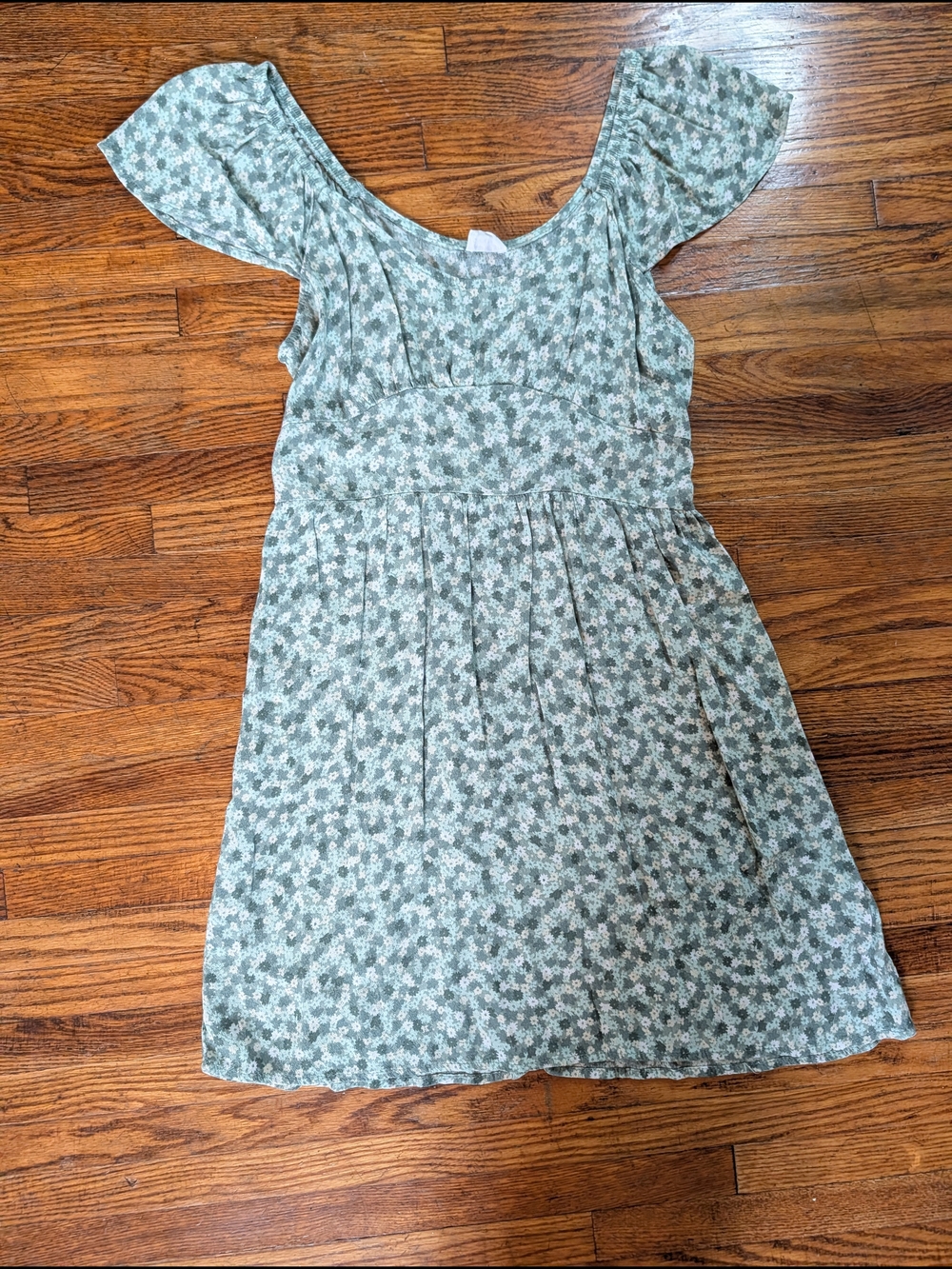 Cotton On Sage Green Floral Mini Dress